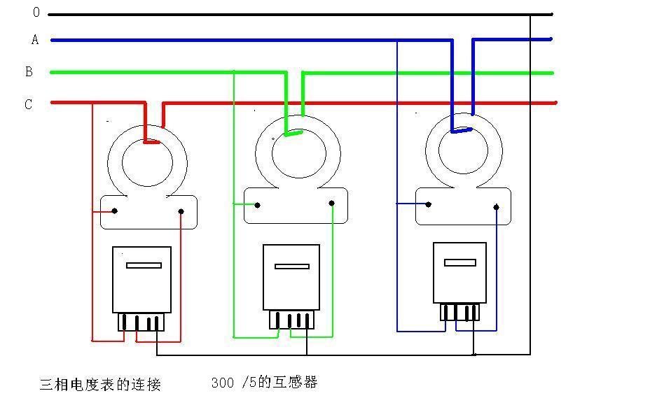 三項電度表電流互感器接線圖